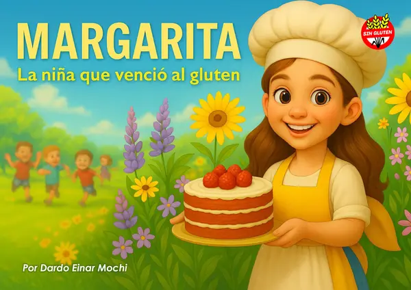 Tapa del libro Margarita - La niña que venció al gluten 1ra Edicion