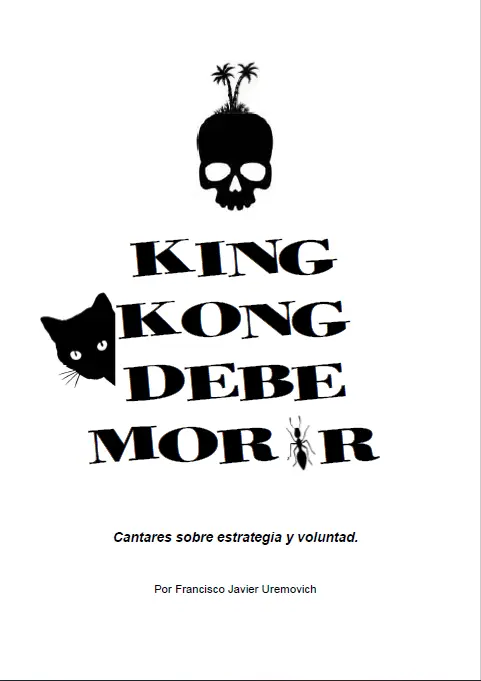 Tapa del libro King Kong debe morir