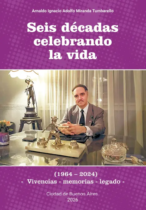 Tapa del libro Seis decadas celebrando la vida