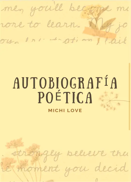 Tapa del libro Autobiografía Poética