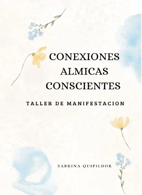 Tapa del libro conexiones almicas conscientes