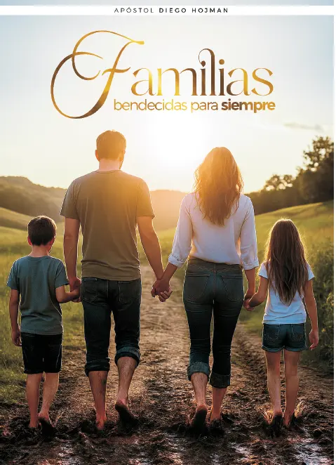 Tapa del libro Familias Bendecidas para siempre