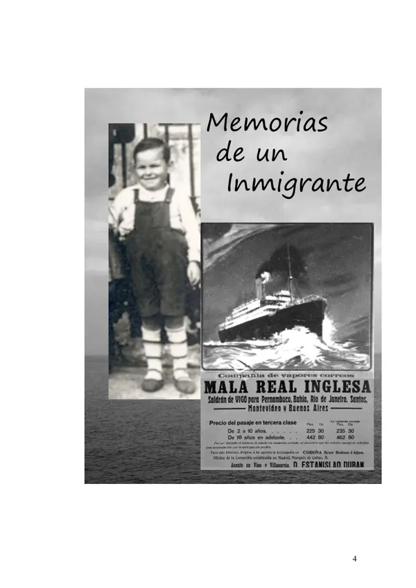 Tapa del libro Memorias de un inmigrante