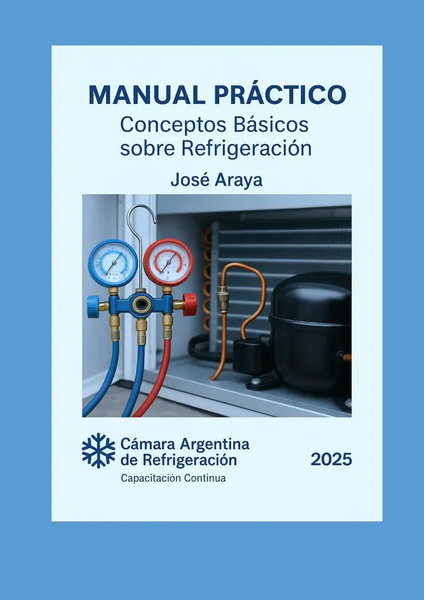 Tapa del libro Manual Práctico - Conceptos básicos sobre Refrigeración